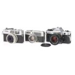 Three Canon 35mm Cameras