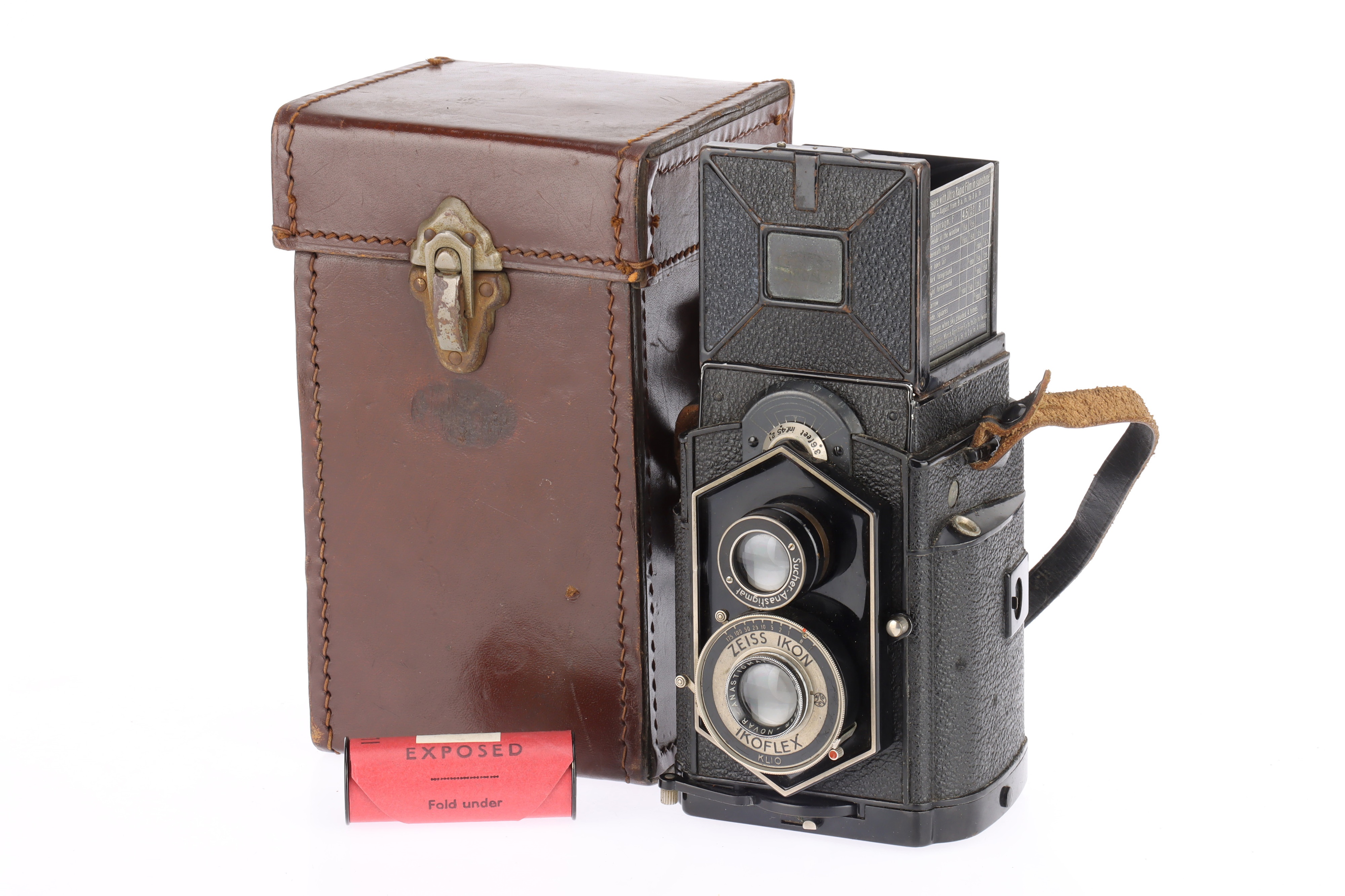 A Zeiss Ikon Ikoflex 850/16 "Coffe Can" Medium Format TLR Camera,