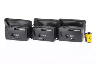 Three Panorama Wide Pic 35mm Compact Cameras,