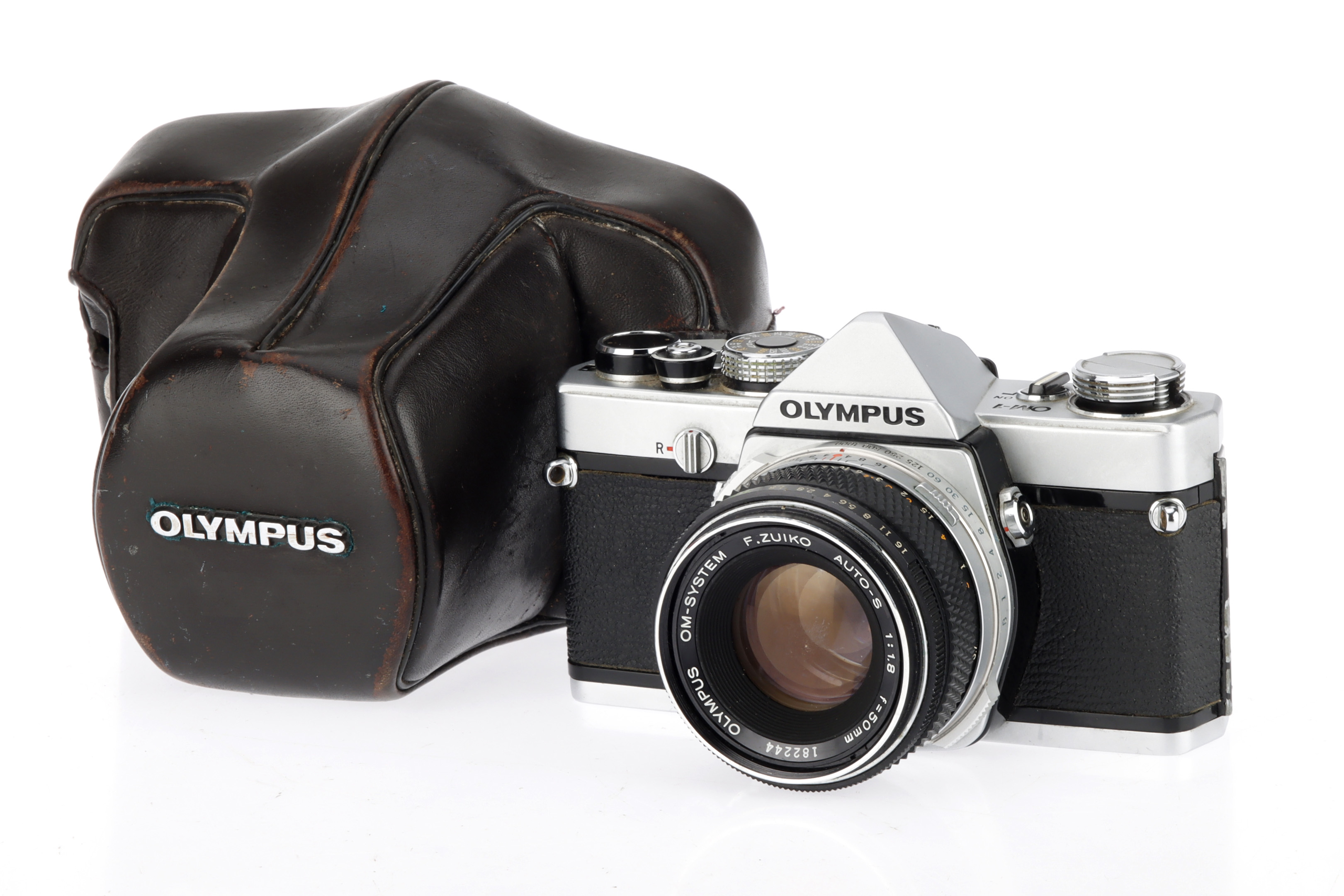 An Olympus OM-1 35mm SLR Camera