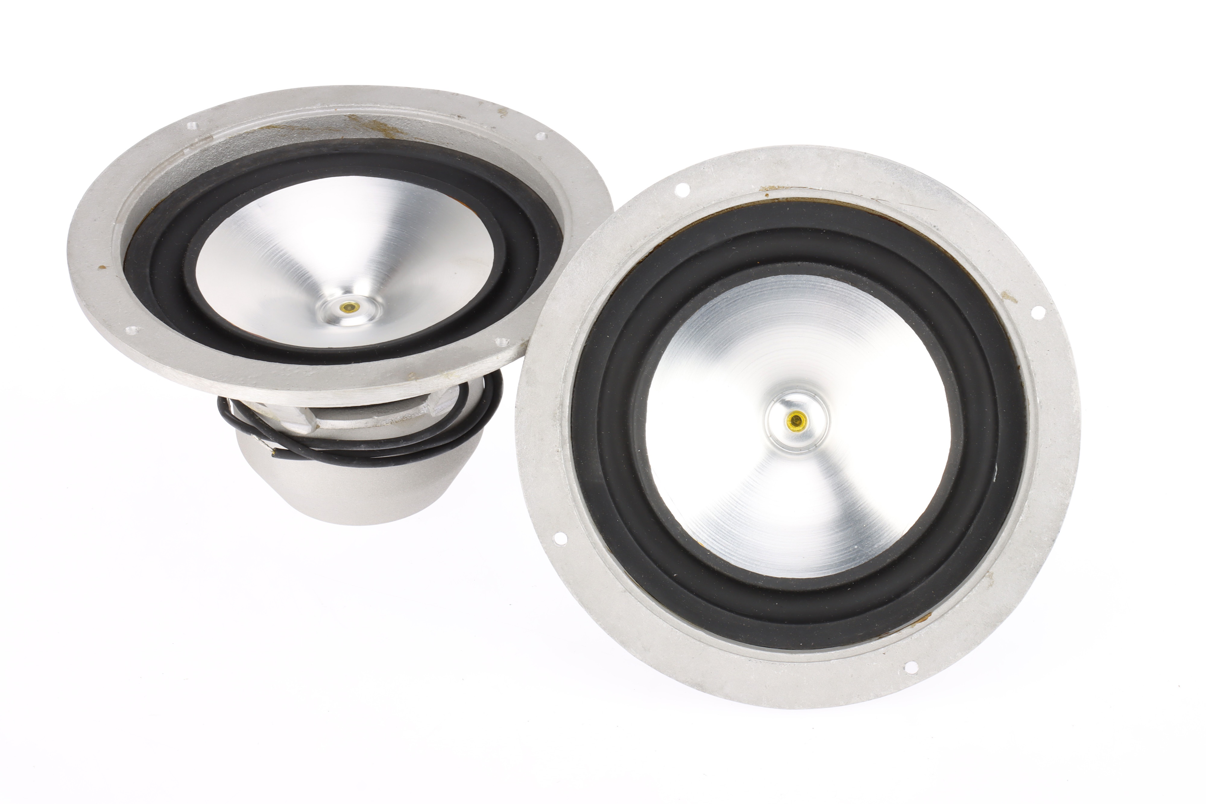 A Pair of Unmarked 8" Speaker Drivers,