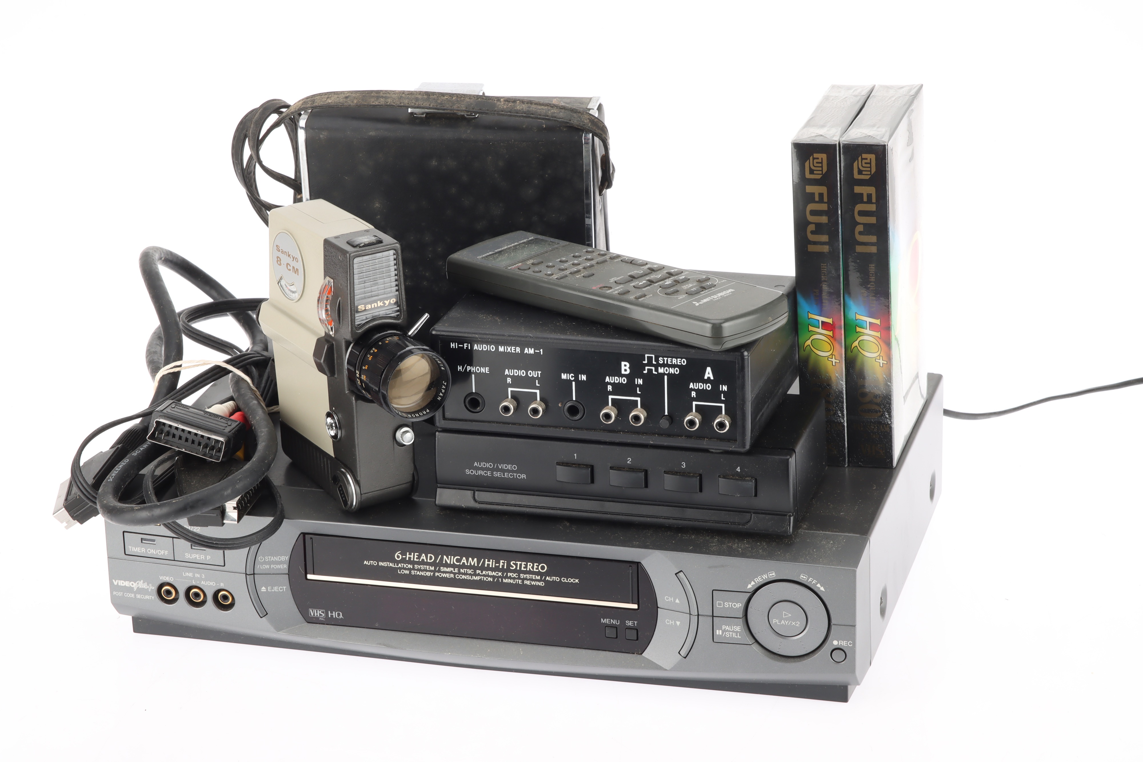 A Sharp VC-MH722 VHS Player Unit,