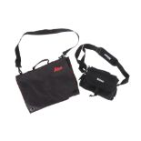 A Leica Soft Bag and a Nikon Camera Bag