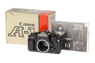 A Canon A-1 35mm SLR Camera Body,