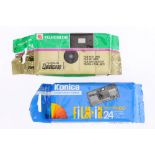 Two Disposable 35mm Film Cameras,