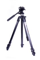 A Manfrotto Carbon One 443 Tripod,