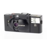 An Olympus XA2 35mm Viewfinder Camera,