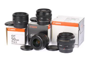 A Good Selection of Canon EF Mount Camera Lenses,