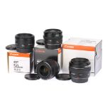 A Good Selection of Canon EF Mount Camera Lenses,