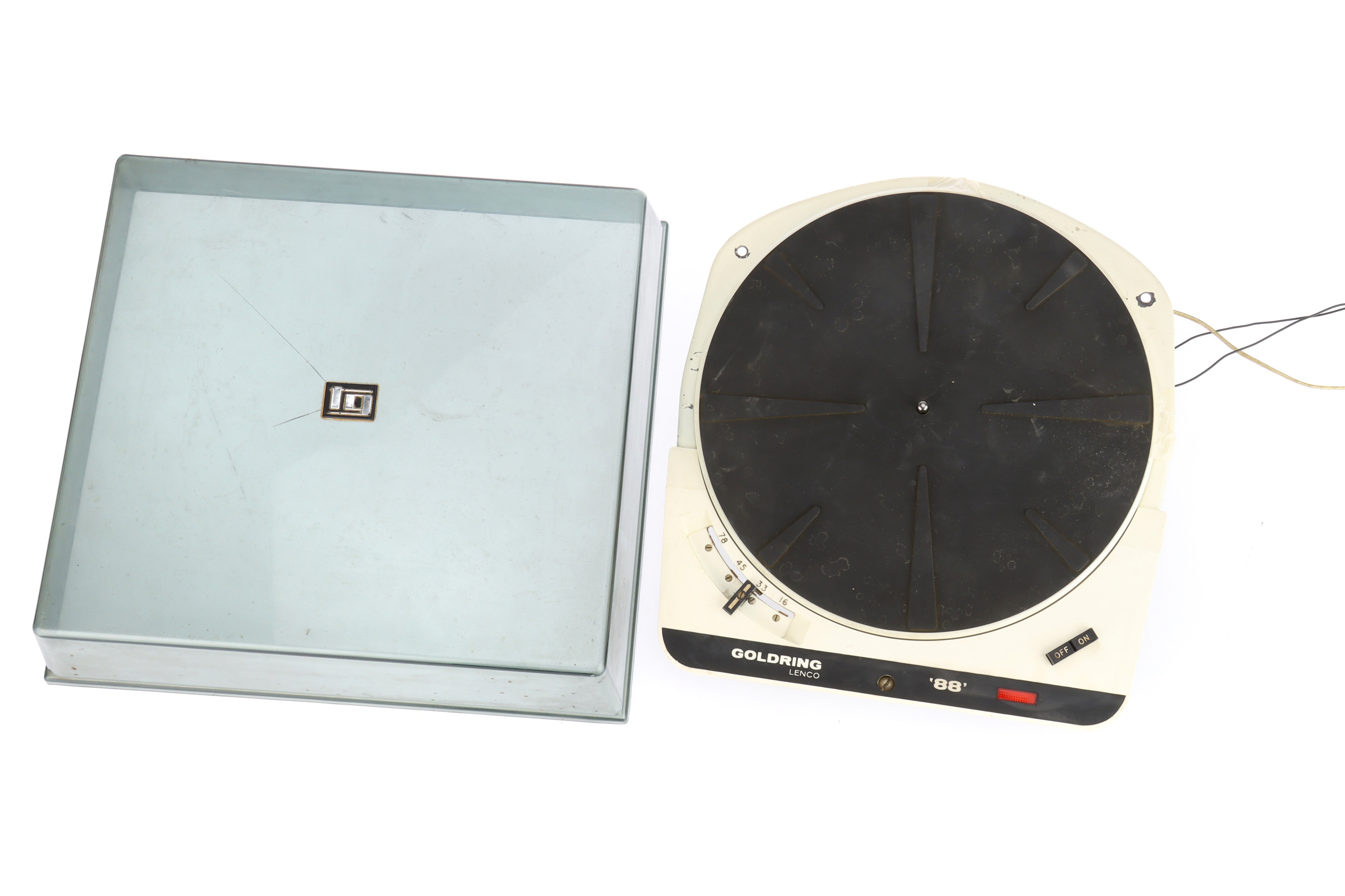 A Goldring Lenco 88 Transcription Record Player Turntable,