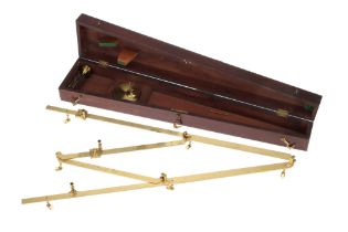 Georgian Brass Pantograph By Adams,