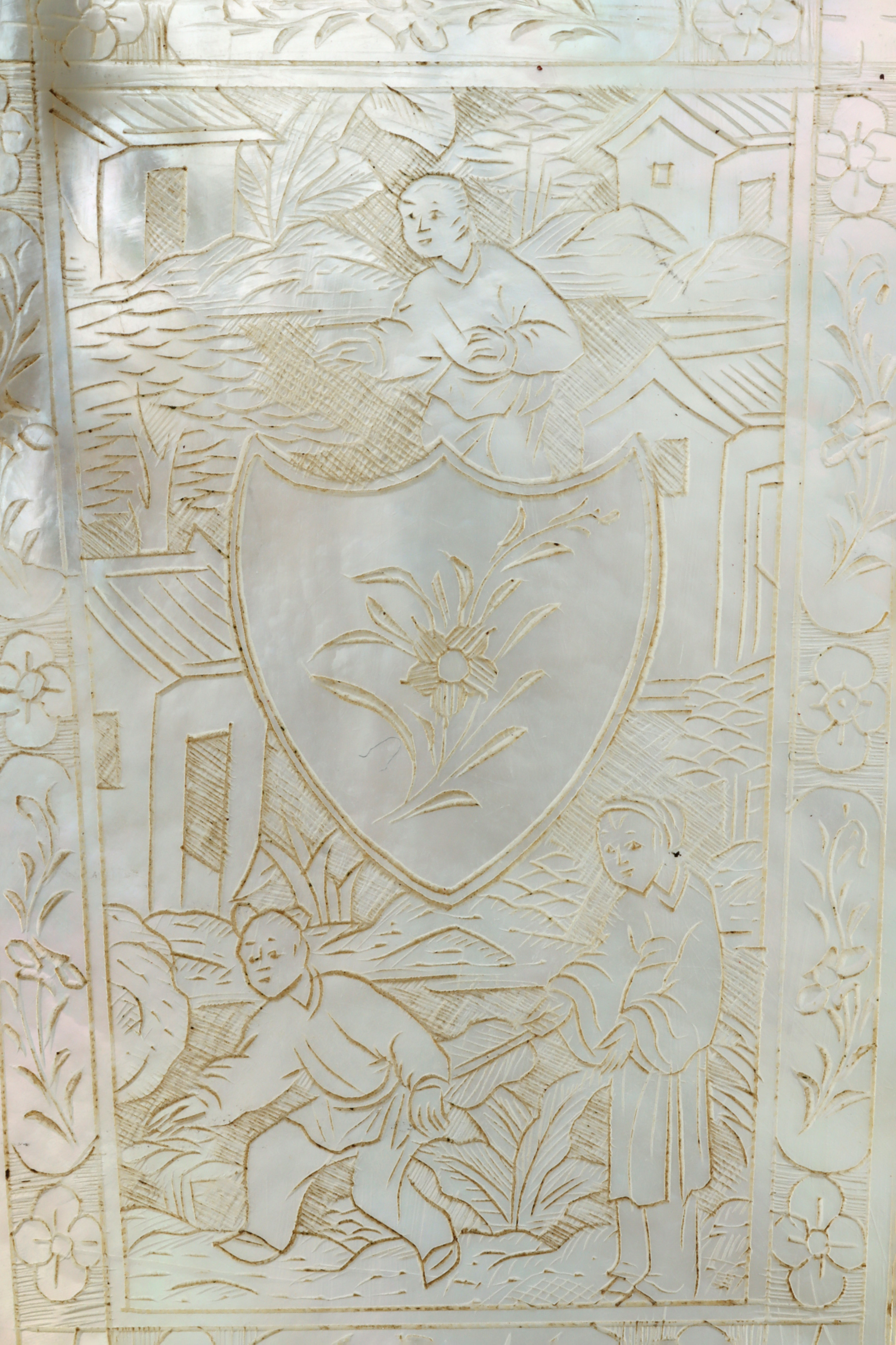 A Silver-Mounted Mother-of-Pearl Lancet Case, - Image 3 of 4