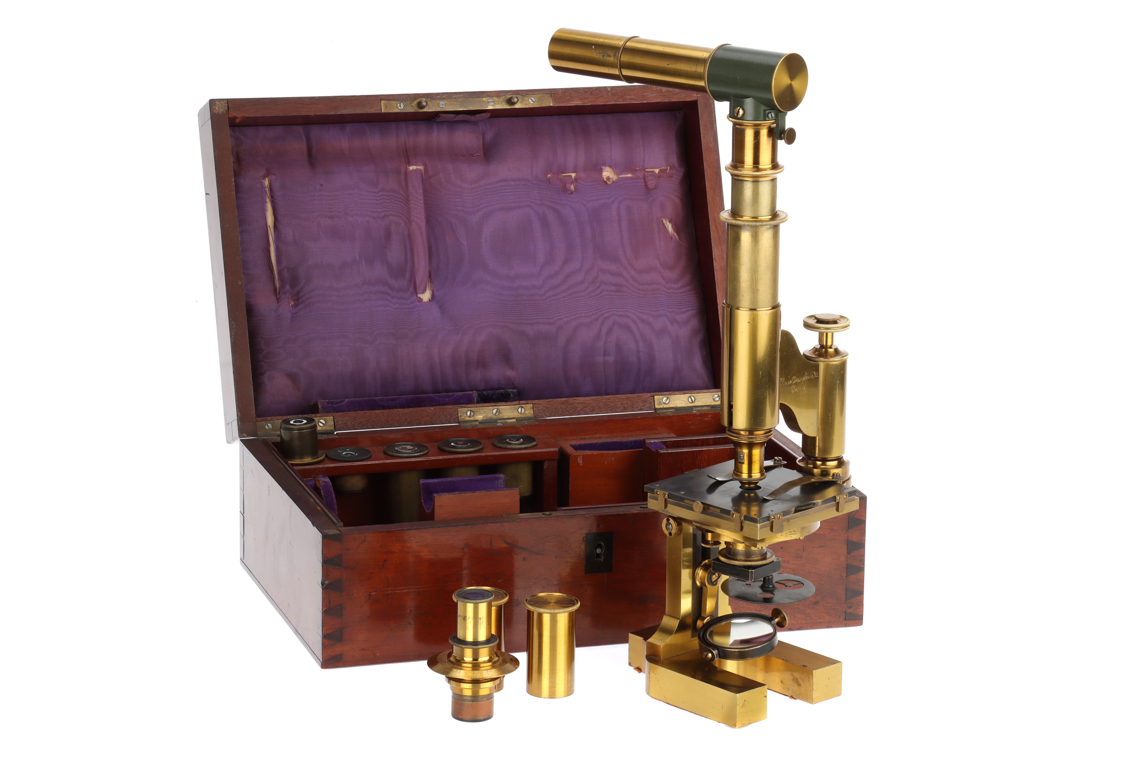 A Polarizing Microscope By Hartnack, - Image 2 of 4