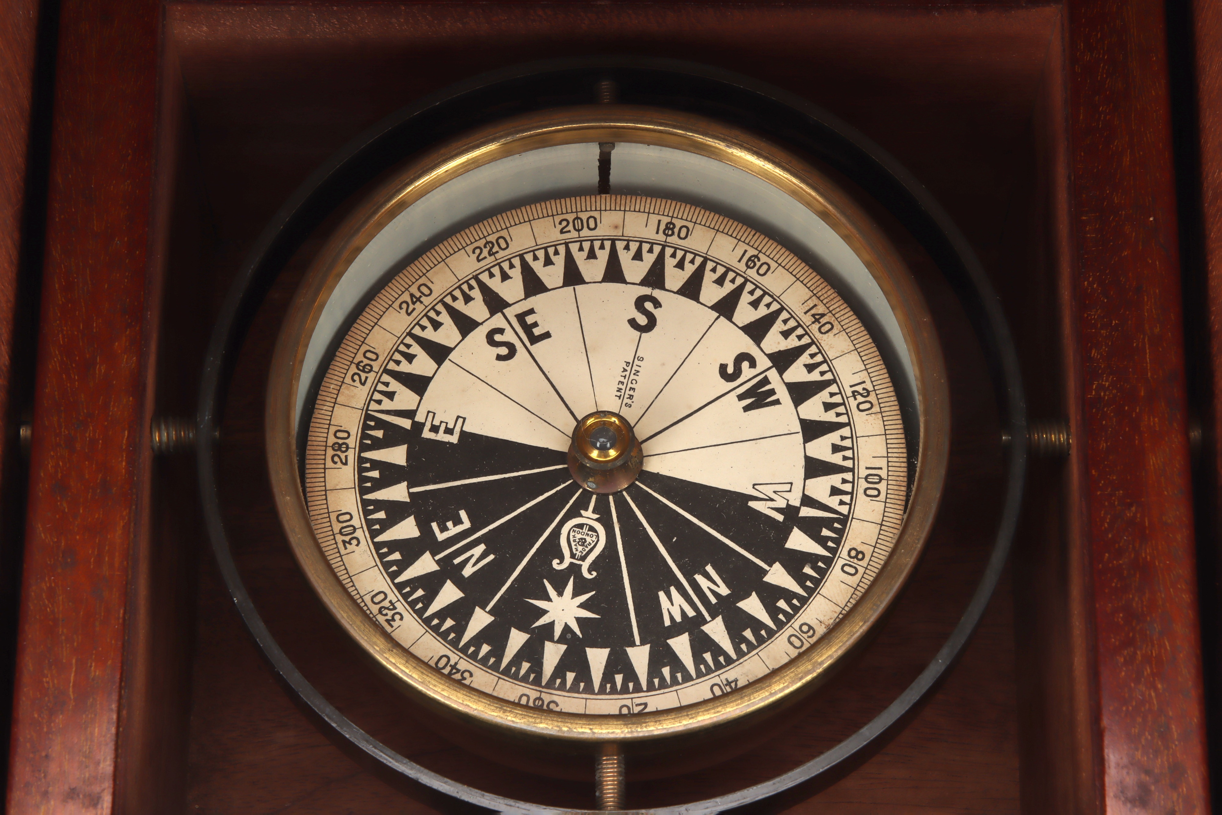 A Very Fine Victorian Yacht Binnacle Compass, - Image 3 of 9