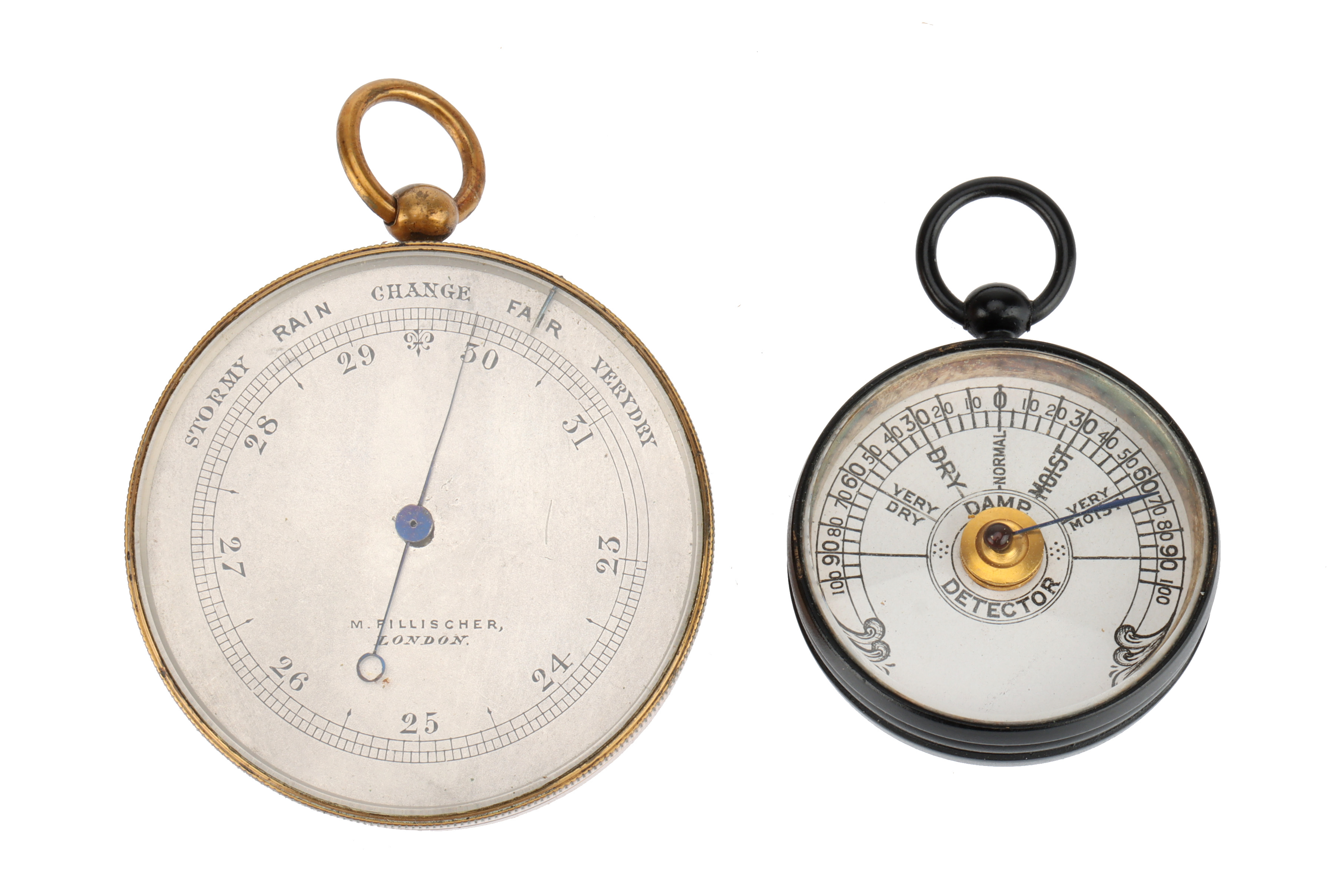 Pocket Aneroid Barometer, & Damp Meter/Hygrometer,