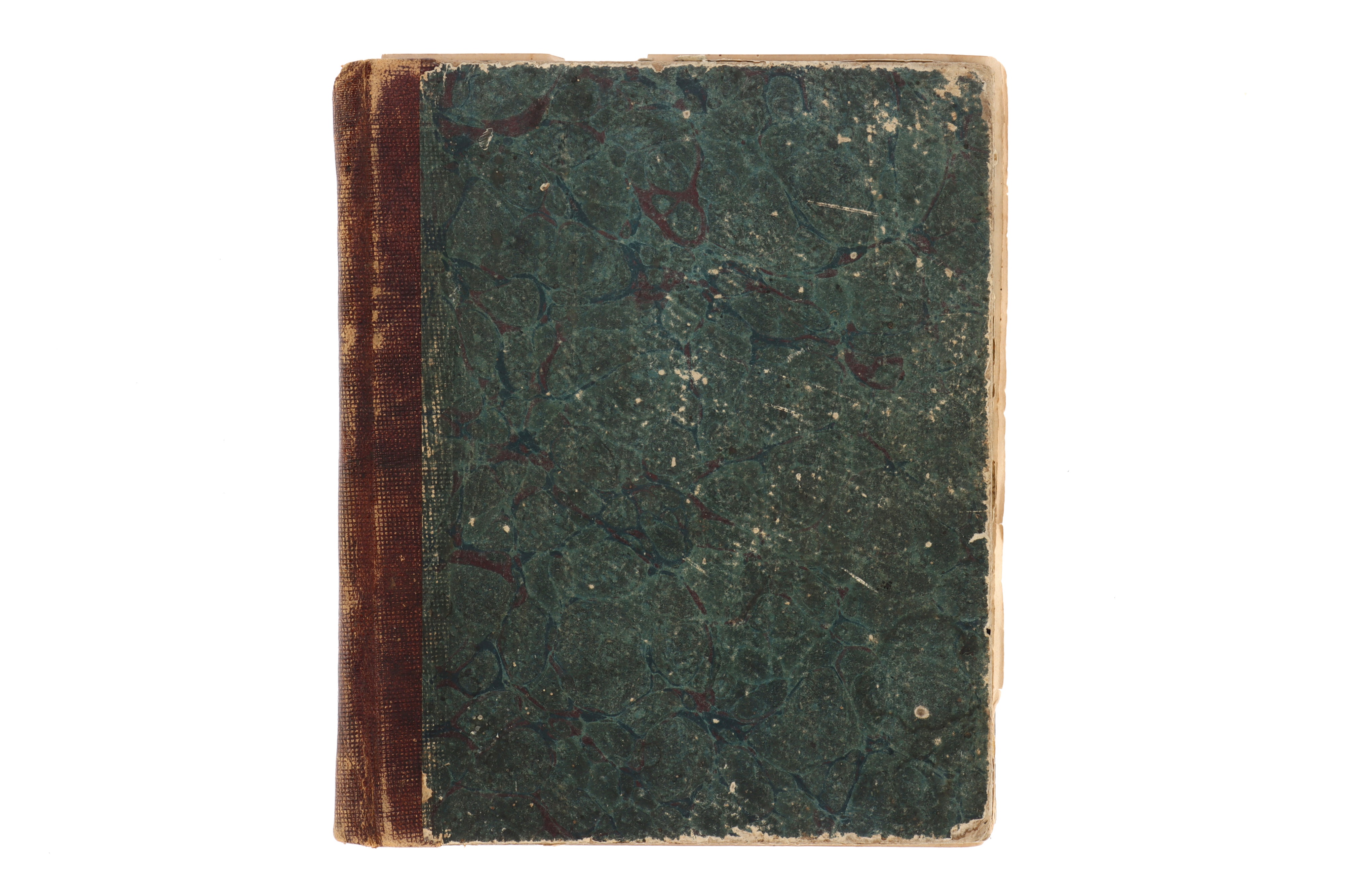Engineers Site Book for Peoria & Oquawka Railroad, c.1850, - Image 2 of 3