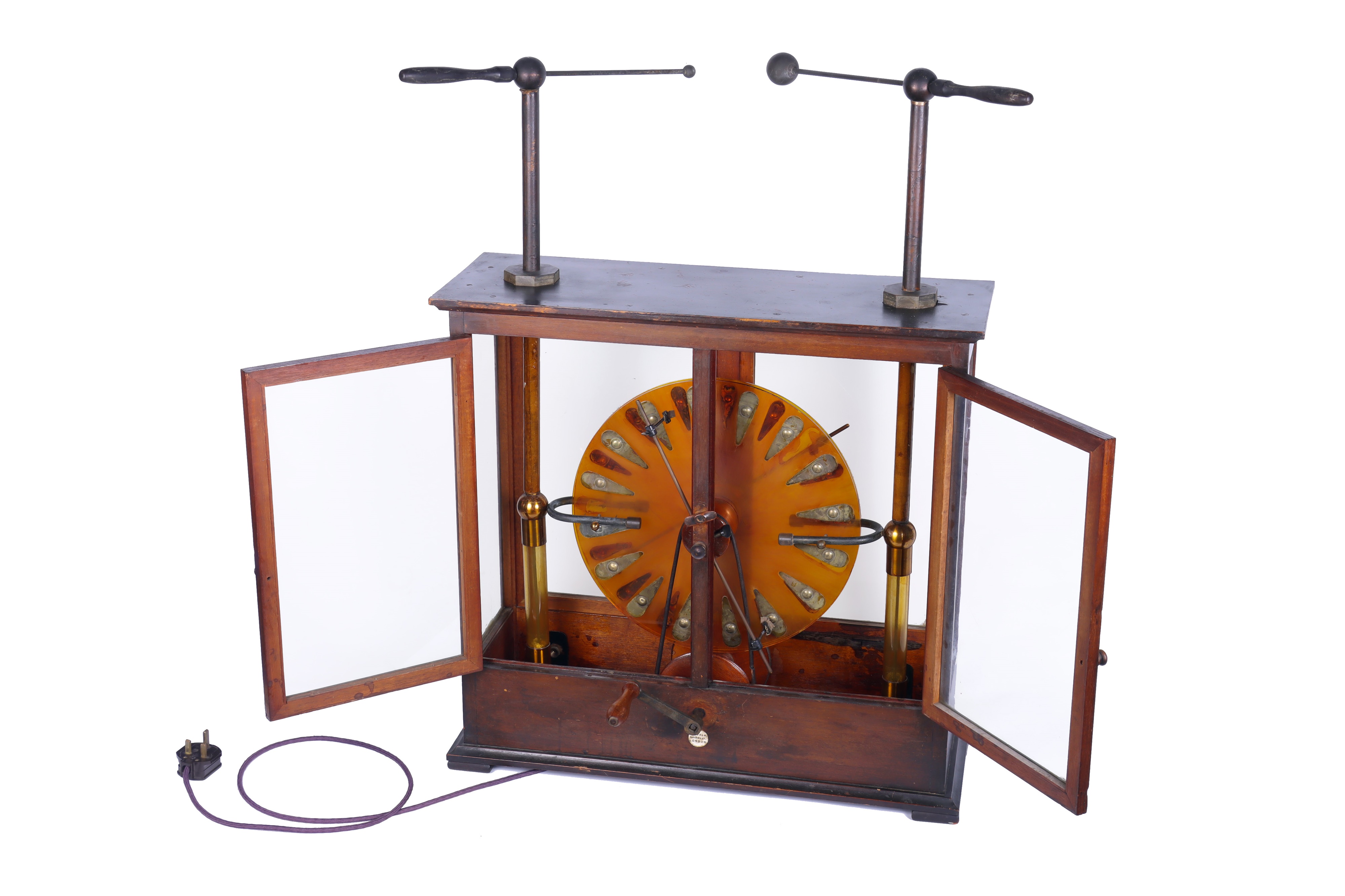 A Good 12" Victorian Wimshurst Machine,