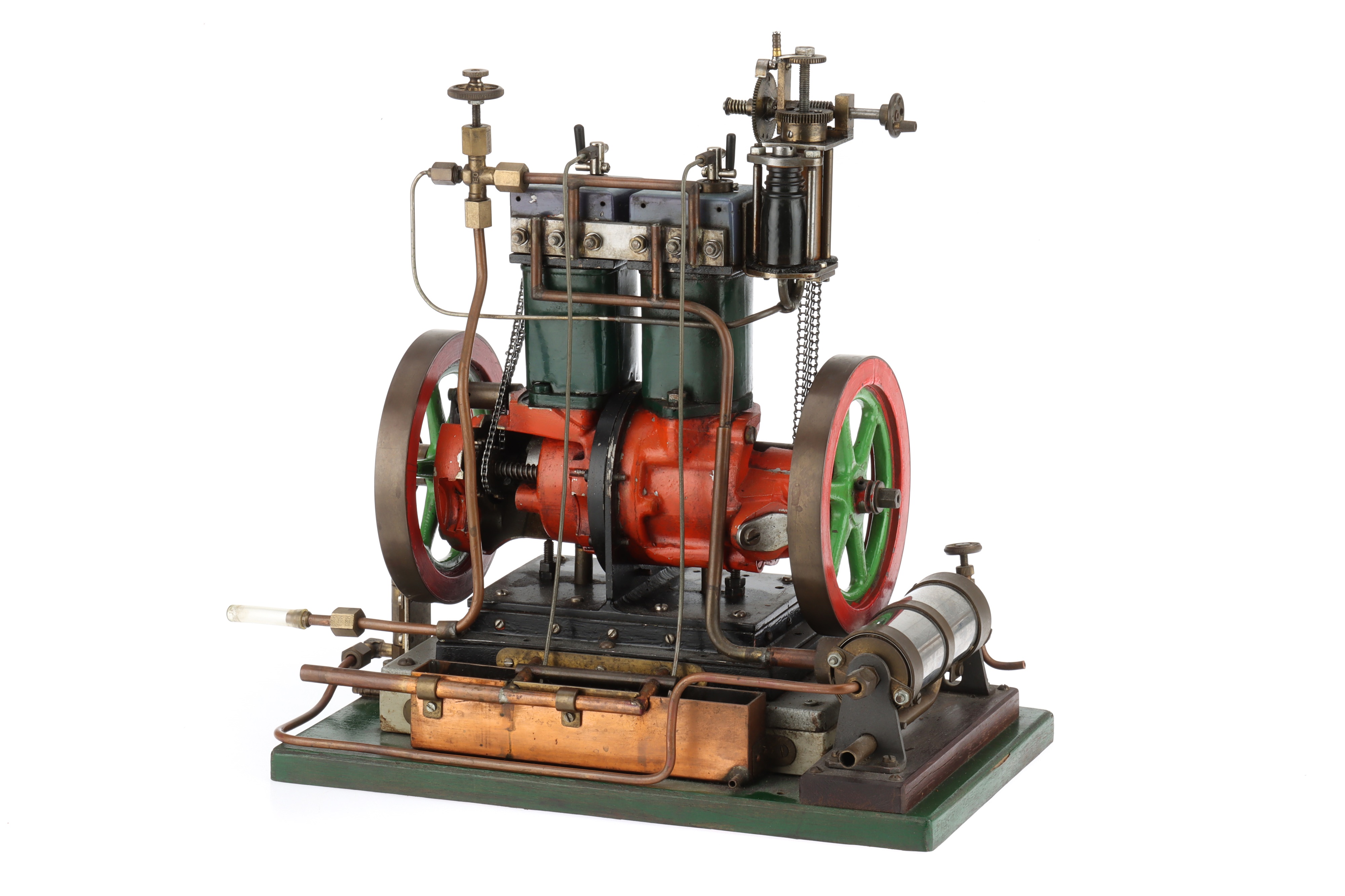 An Unusual Poppet Valve Steam Engine,