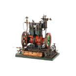 An Unusual Poppet Valve Steam Engine,