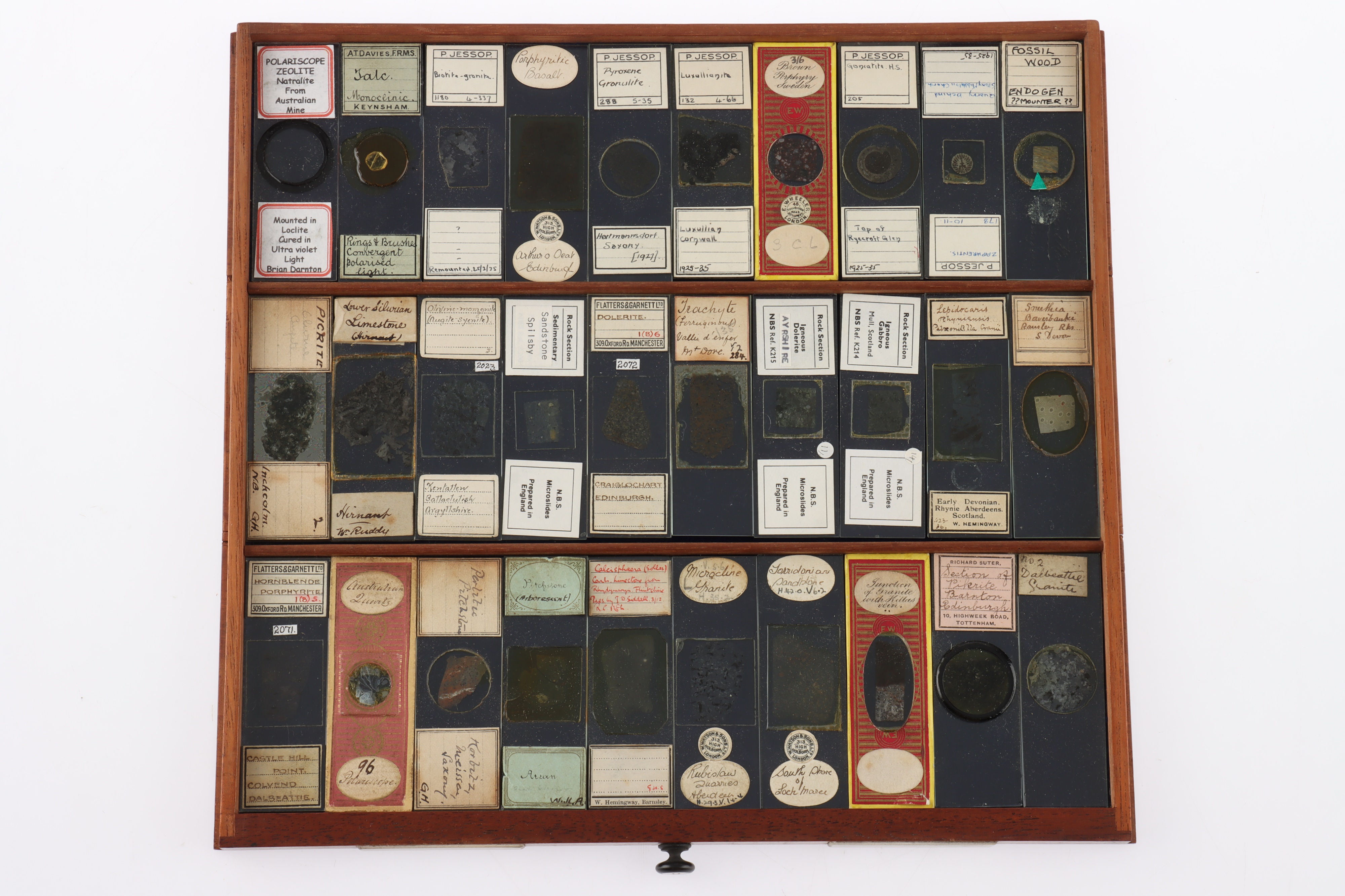 Large Cabinet of fine Victorian Microscope Slides - Image 10 of 26