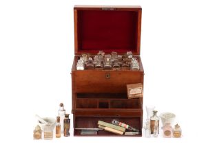 A 19th Century Chemists, Apothecary Domestic Medicine Chest,