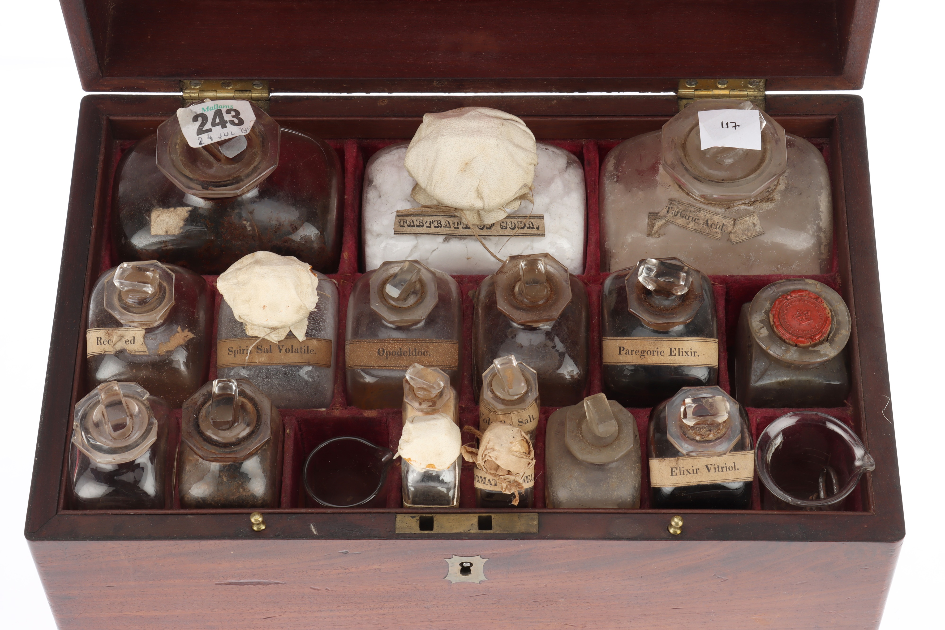 A 19th Century Chemists, Apothecary Domestic Medicine Chest, - Image 2 of 8