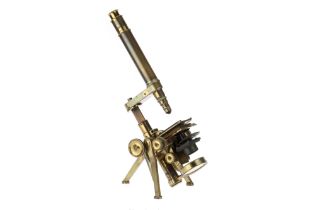 A Powell & Lealand No.3 Microscope, 1865