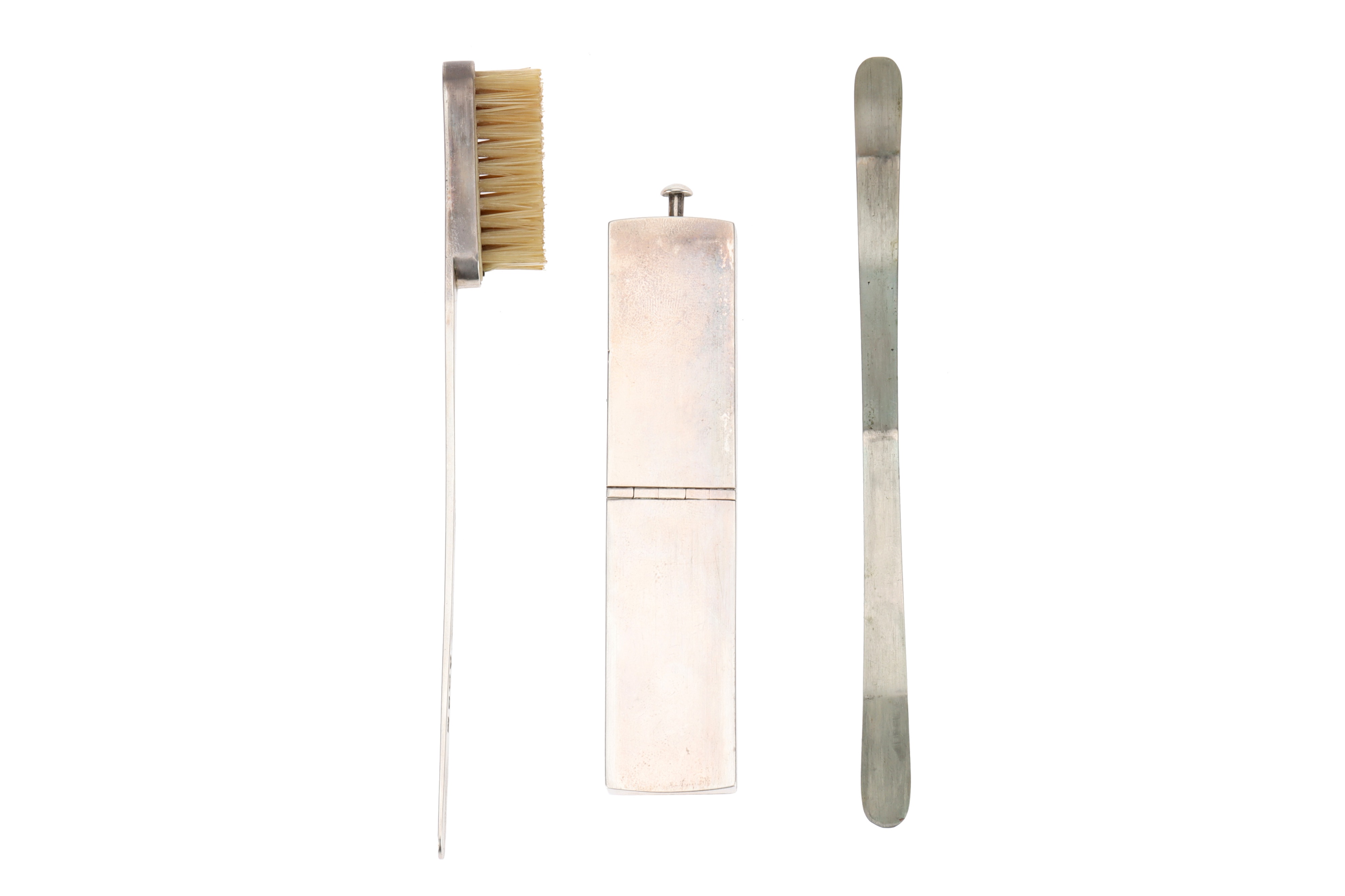 A George III Silver Travelling Dental Set, - Image 2 of 5