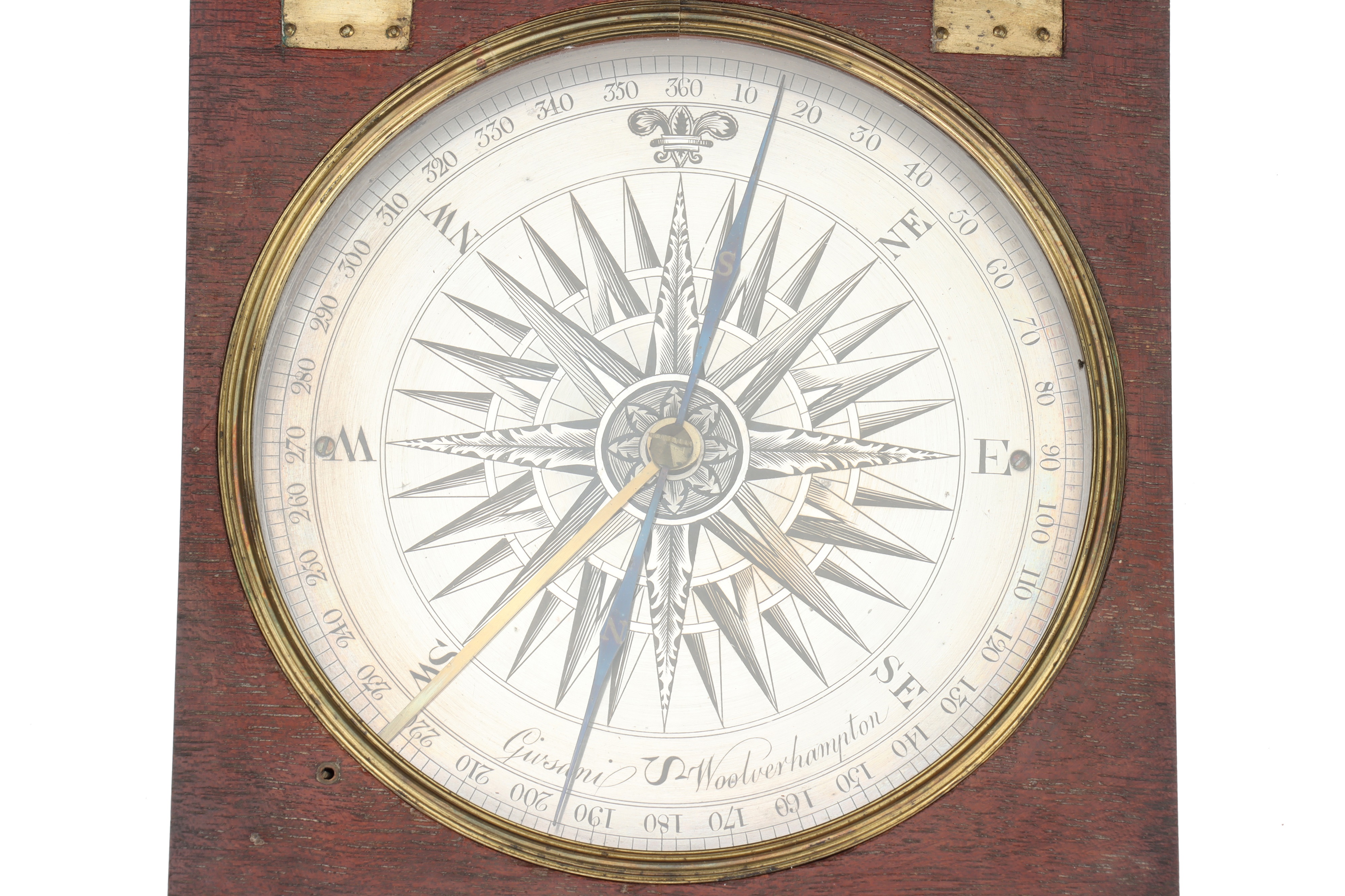 An 18th Century Silvered Compass By Givsani, Woolverhampton, - Image 2 of 2