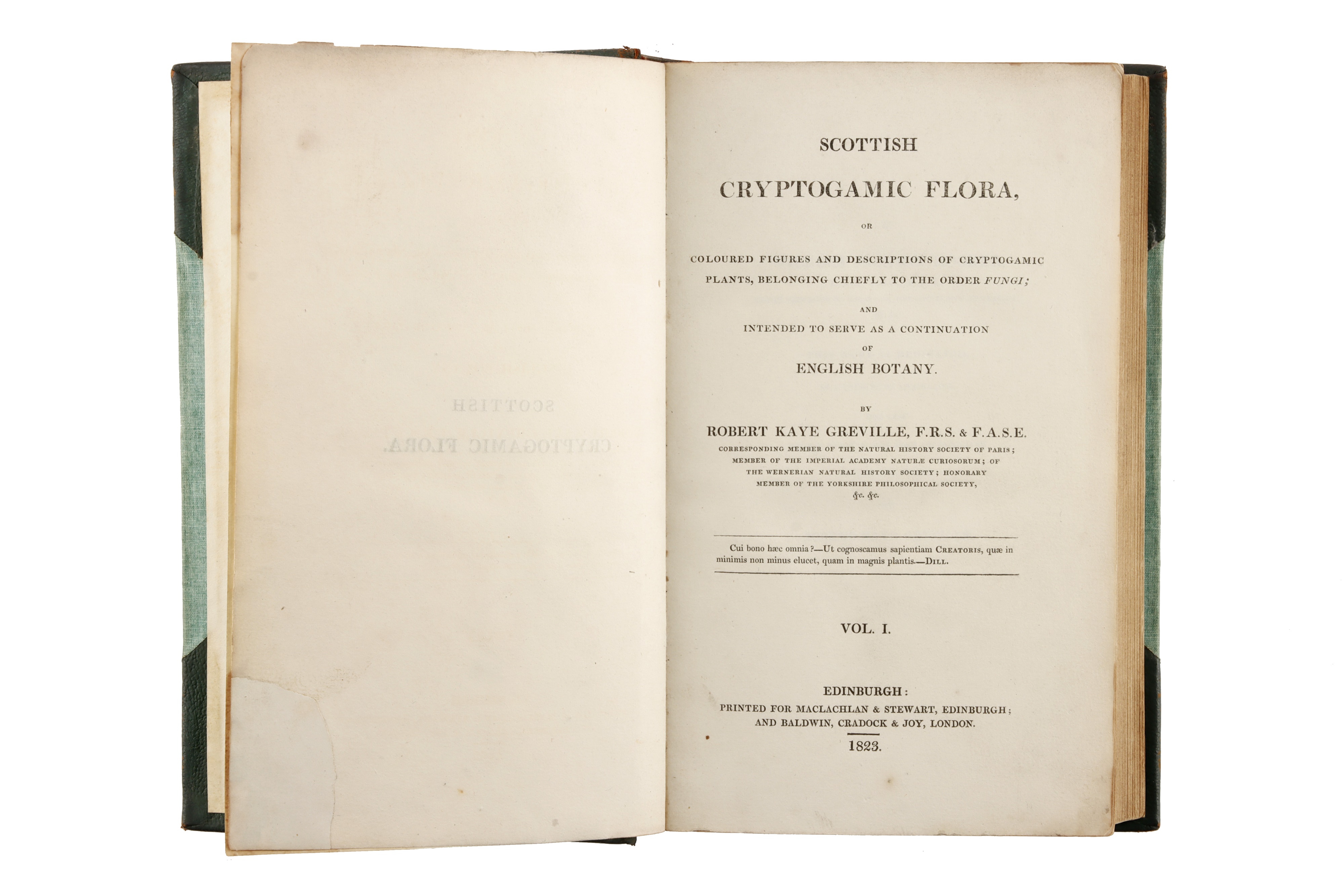 Greville, Robert Kaye, Scottish Cryptogamic Flora, or Coloured Figures and Descriptions of - Image 3 of 5