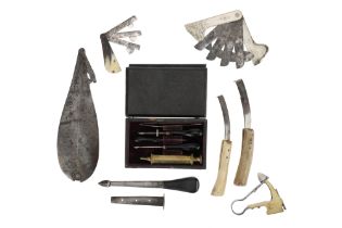 A Miscellaneous Collection of Veterinary Instruments,