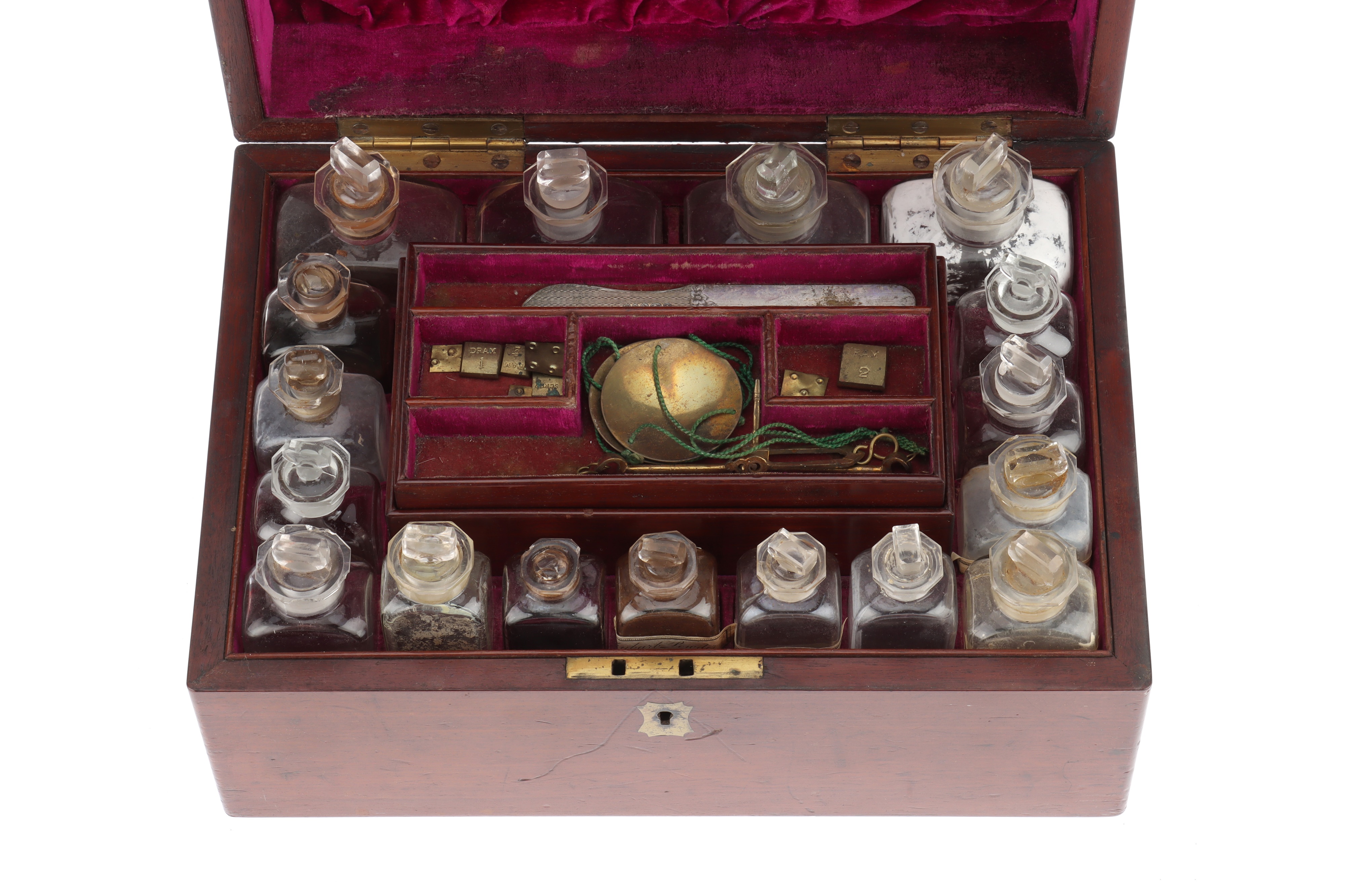 Victorian Chemists, Apothecary Domestic Medicine Chest, - Image 2 of 7