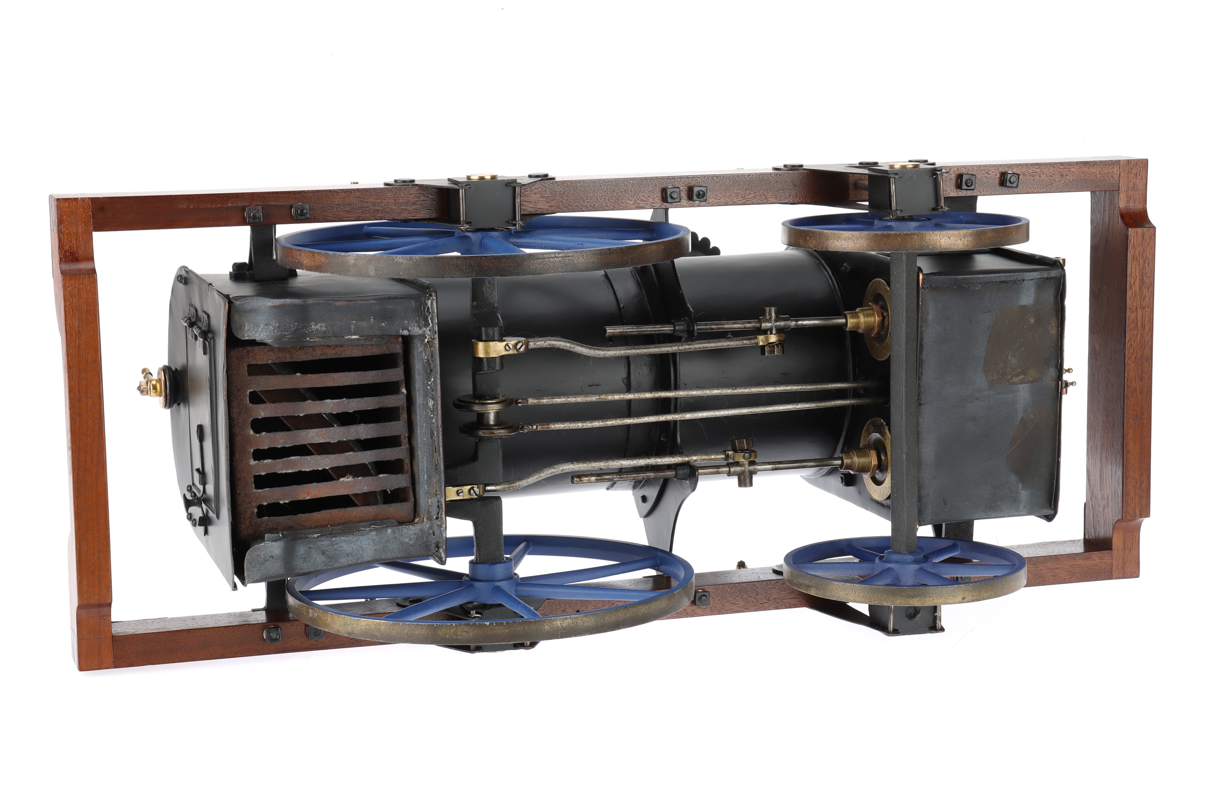 A Historically Important Period Model of Stephenson’s 2-2-0 Planet Steam Locomotive, - Image 6 of 6