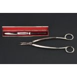 A Presentation Double-Blade Scalpel in Victorian Silver Case,