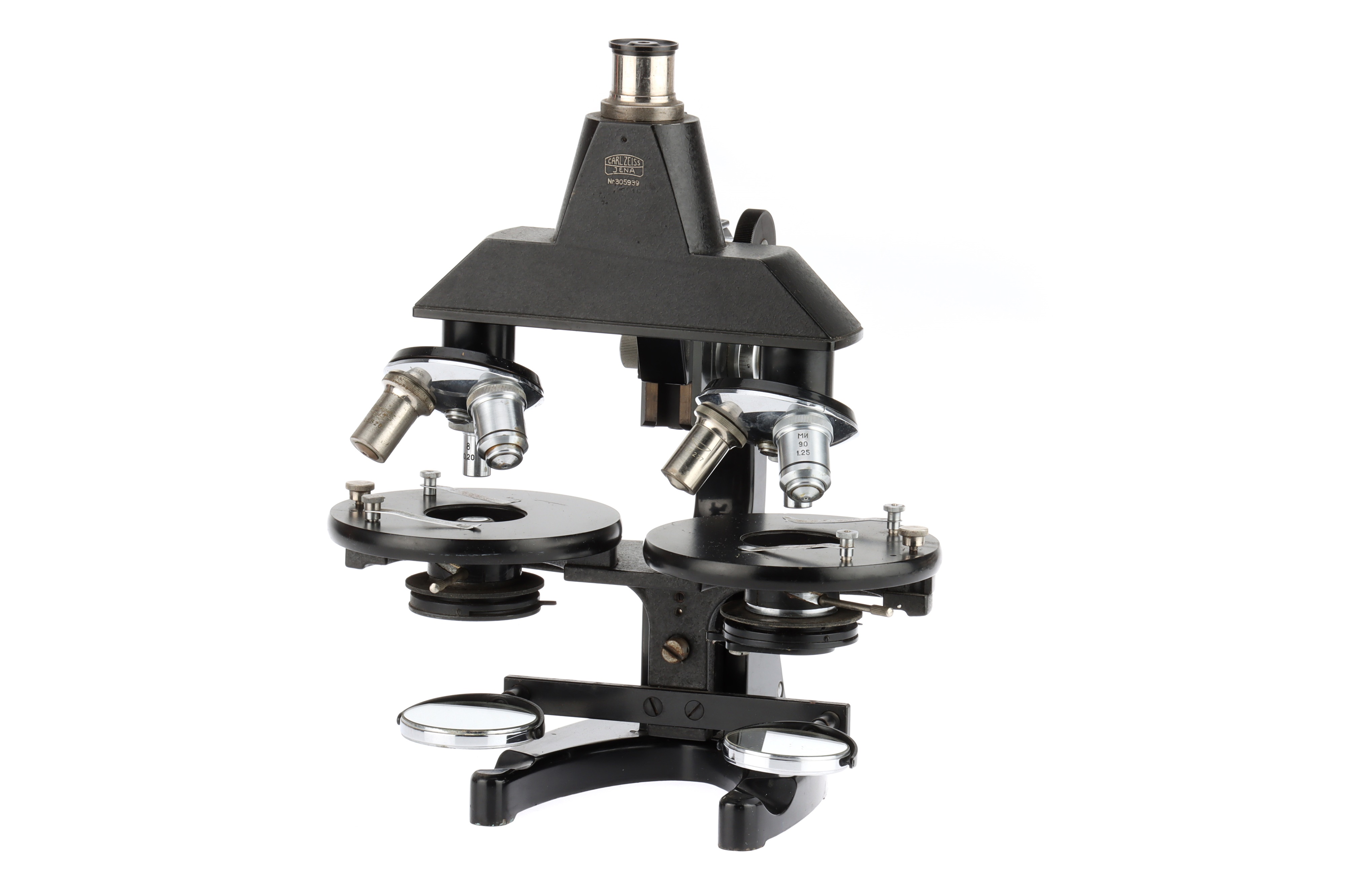 An Unusual Comparison Microscope By Zeiss,