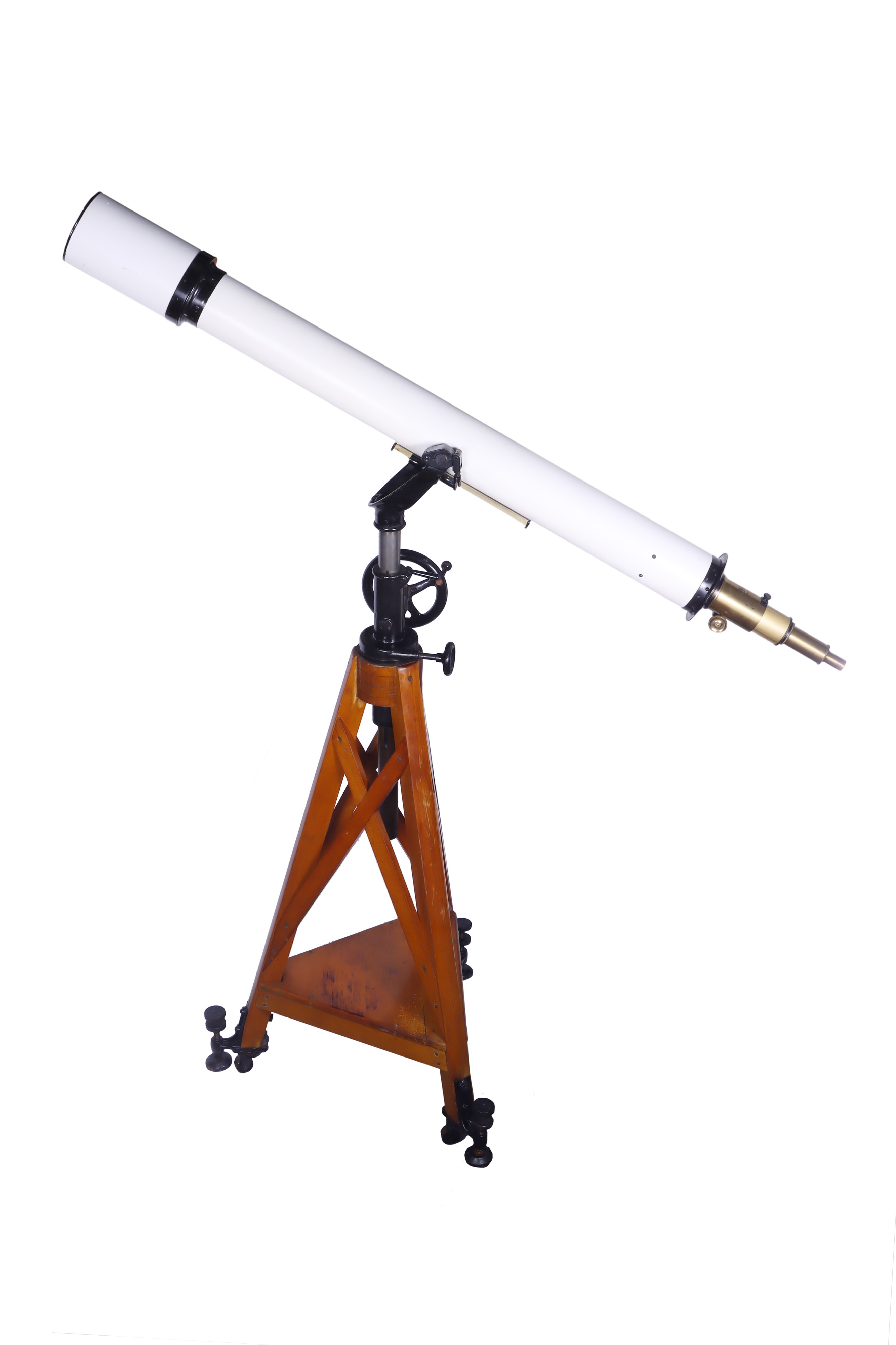 Large & Impressive 4in Astronomical Telescope By Carl Zeiss Jena, - Image 8 of 12