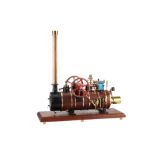 Large Exhibition Standard Overtype Stationary Steam Engine,