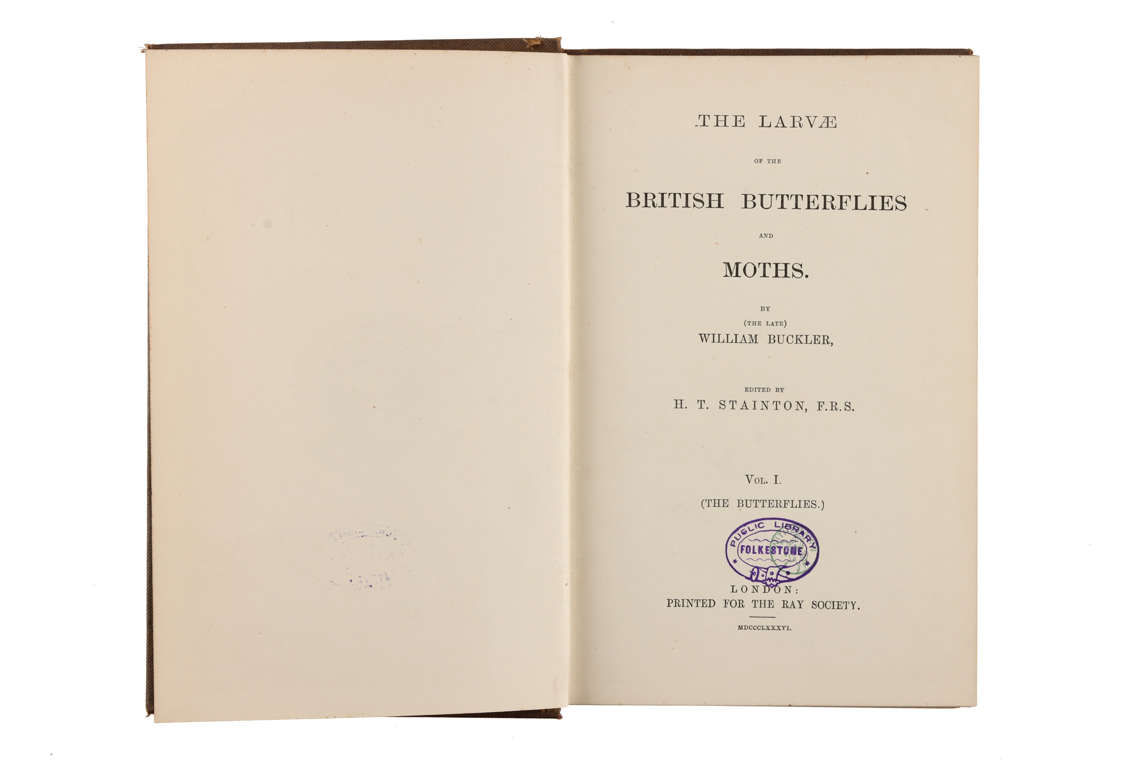 BUCKLER, W, STAINTON, H.T, The Larvae of the British Butterflies and Moths. Vol. I-IX - Image 2 of 3