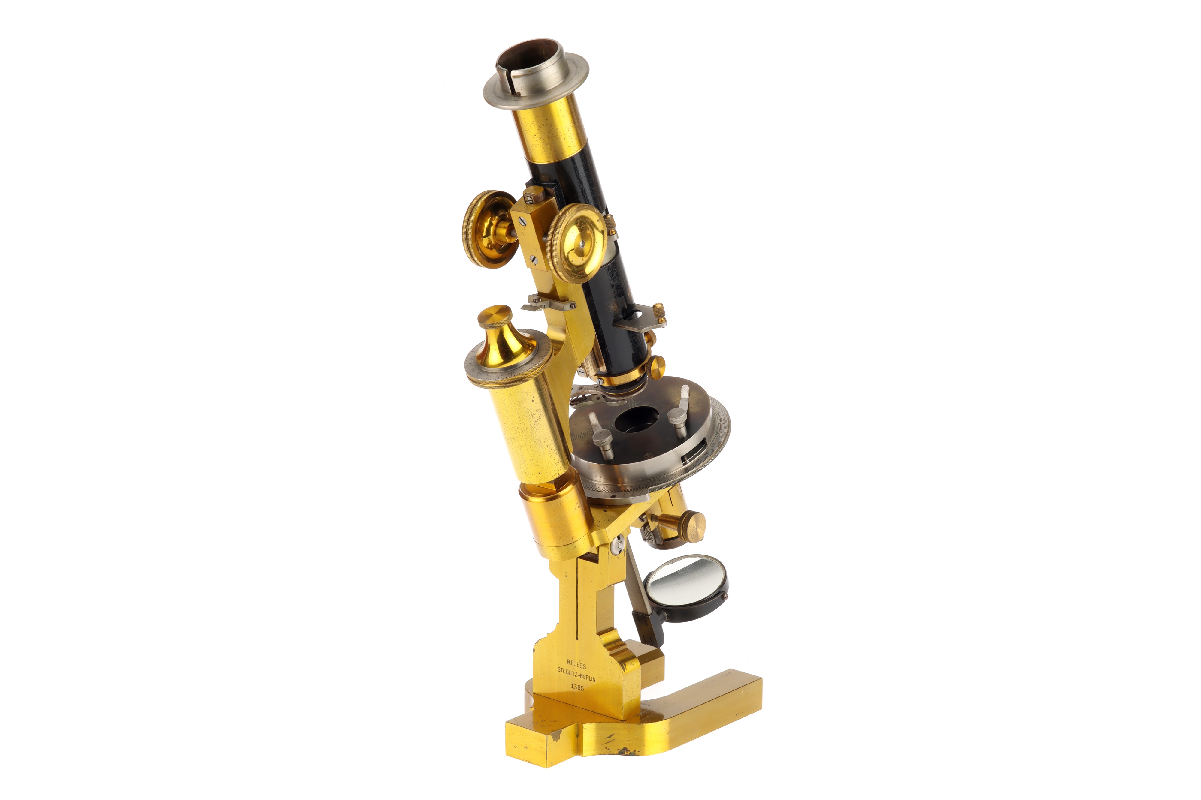 A Fuess Petrological Microscope, - Image 3 of 6