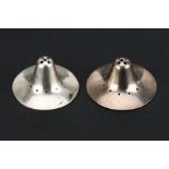 Two George III Silver Nipple Shields,