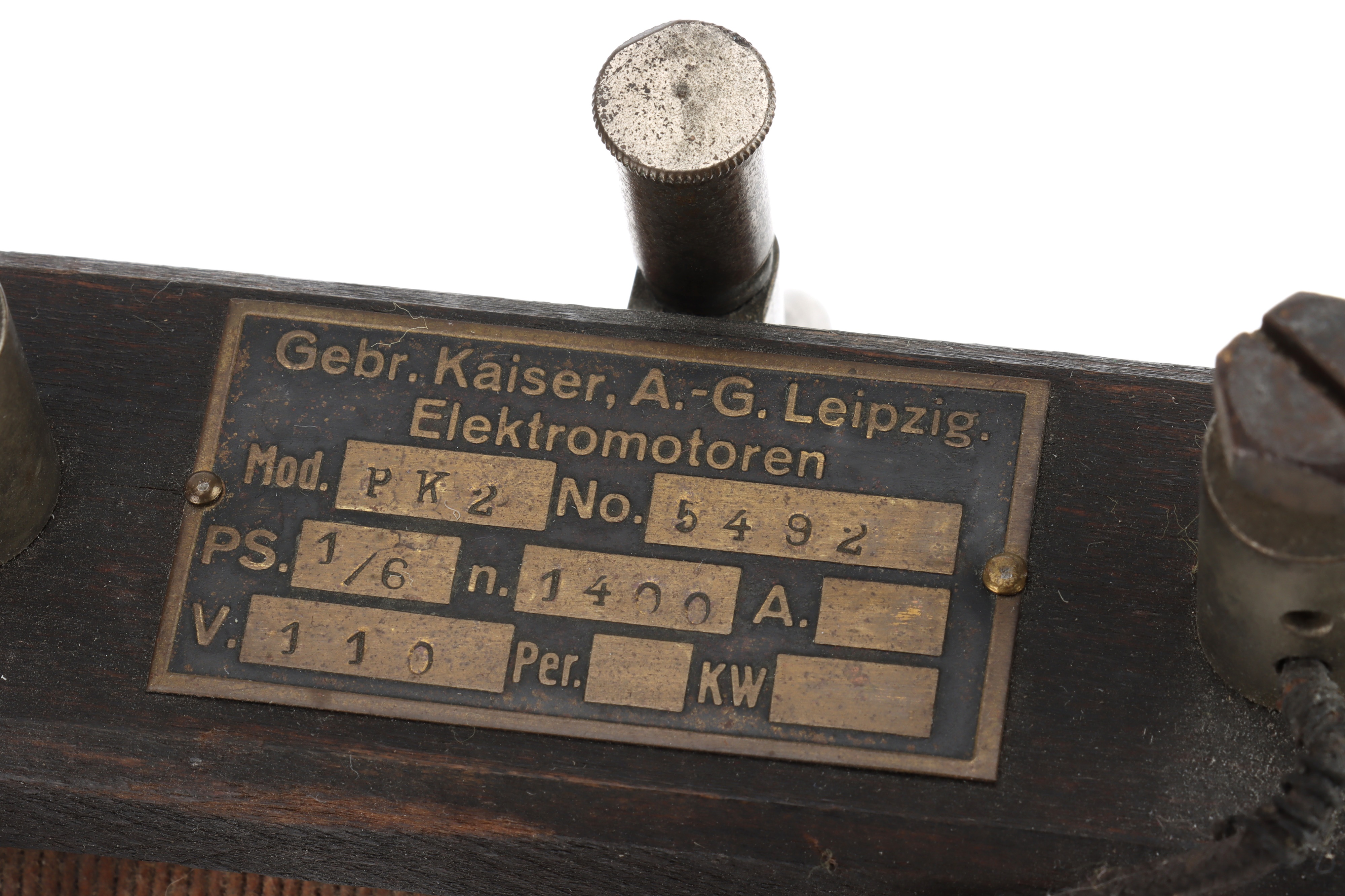 An Early 20th Century Bipolar Electric Motor, - Image 4 of 5