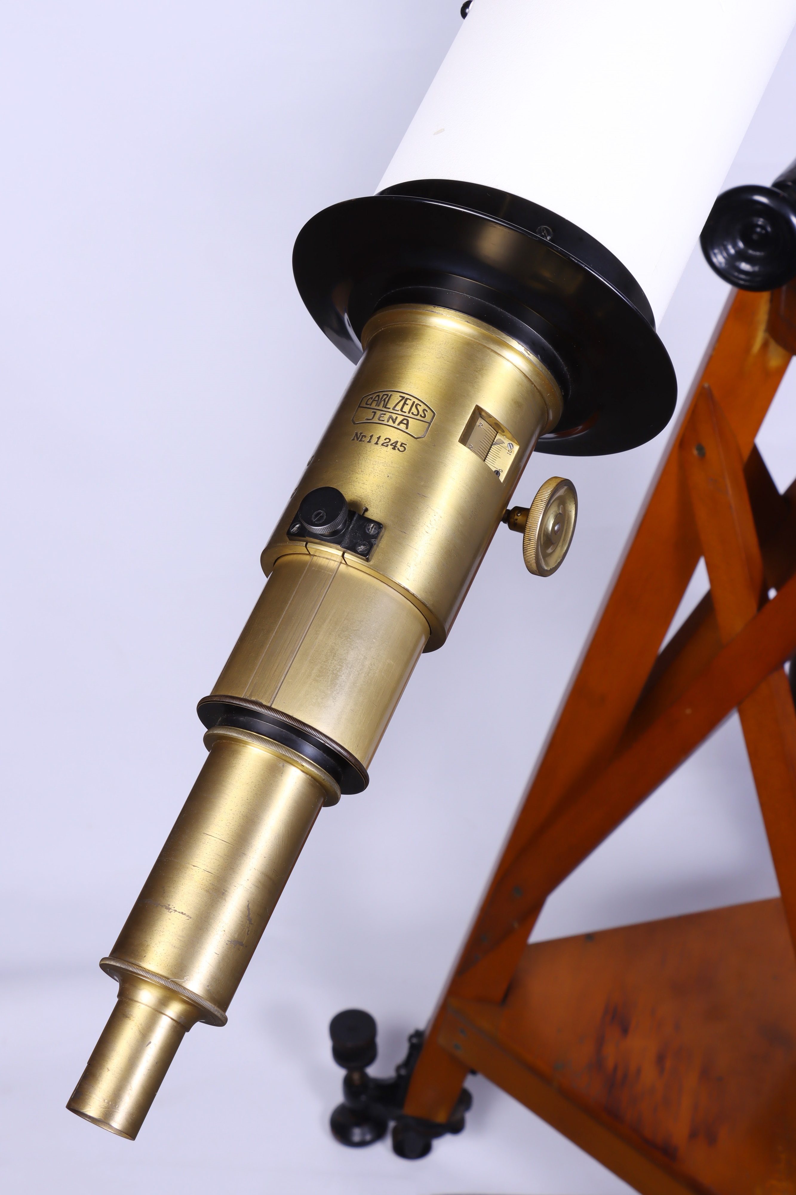 Large & Impressive 4in Astronomical Telescope By Carl Zeiss Jena, - Image 7 of 12