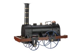 A Historically Important Period Model of Stephenson’s 2-2-0 Planet Steam Locomotive,