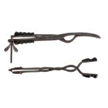 Two Obstetrical Forceps,