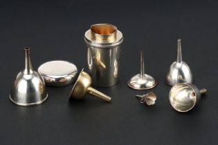 A George V Silver Travelling Canteen,