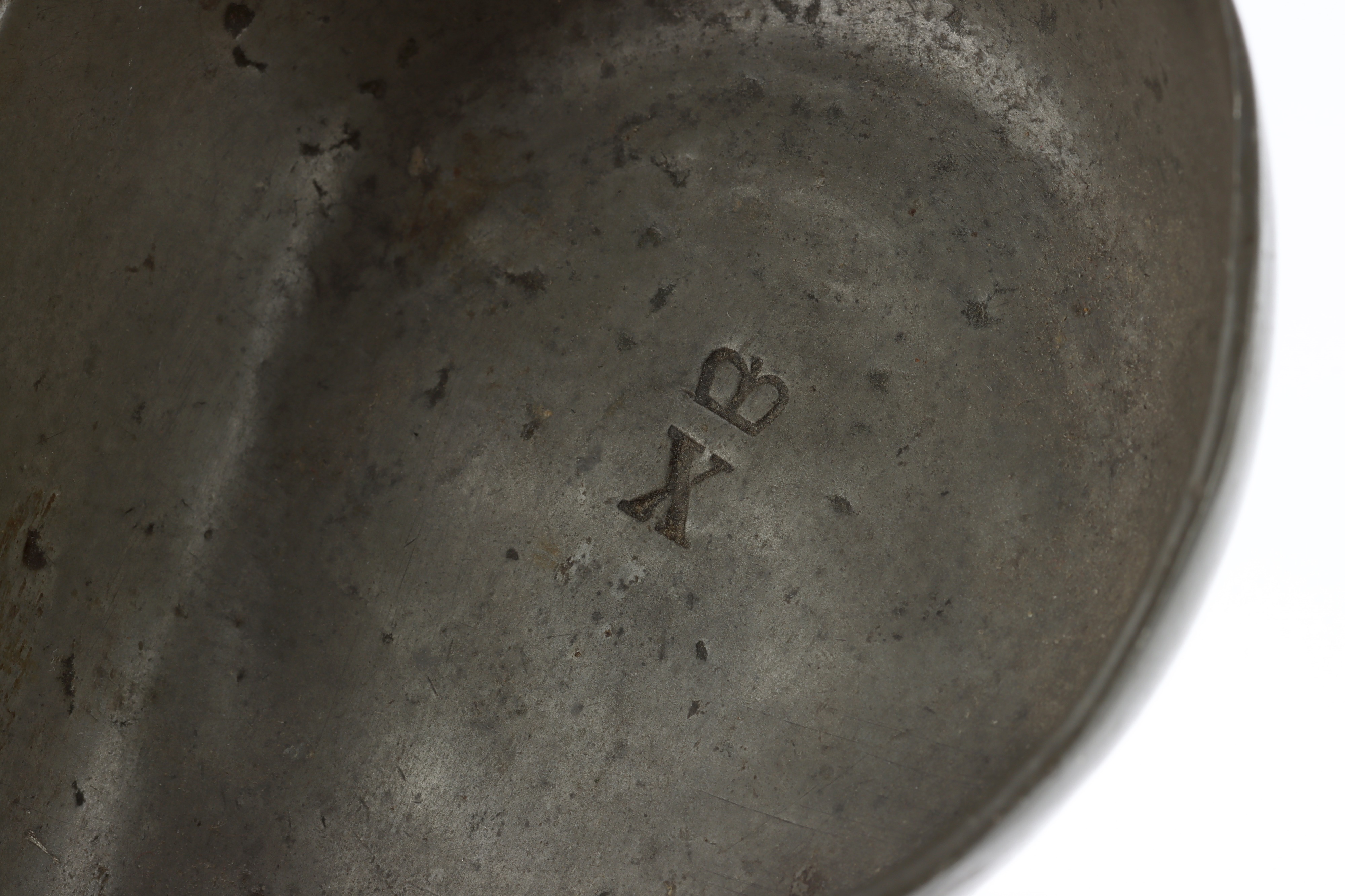 Pewter Pap Boats and a Medicine Spoon, - Image 3 of 7