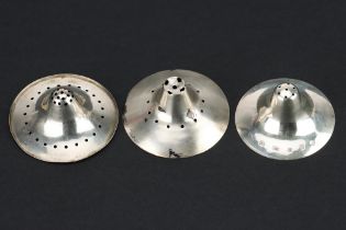 Three Silver Nipple Shields,