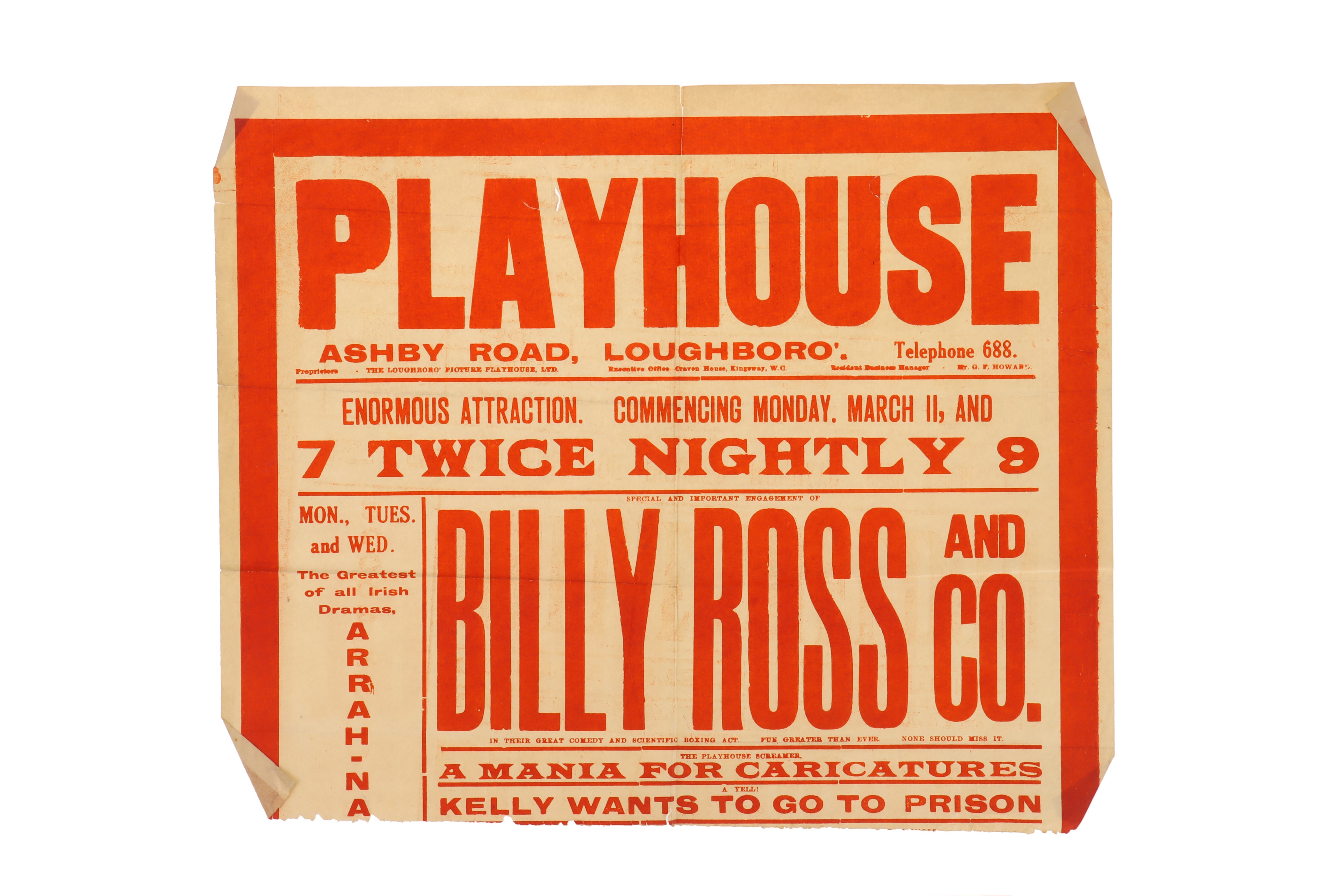 Collection of 20 Early Entertainment Posters, - Image 10 of 14