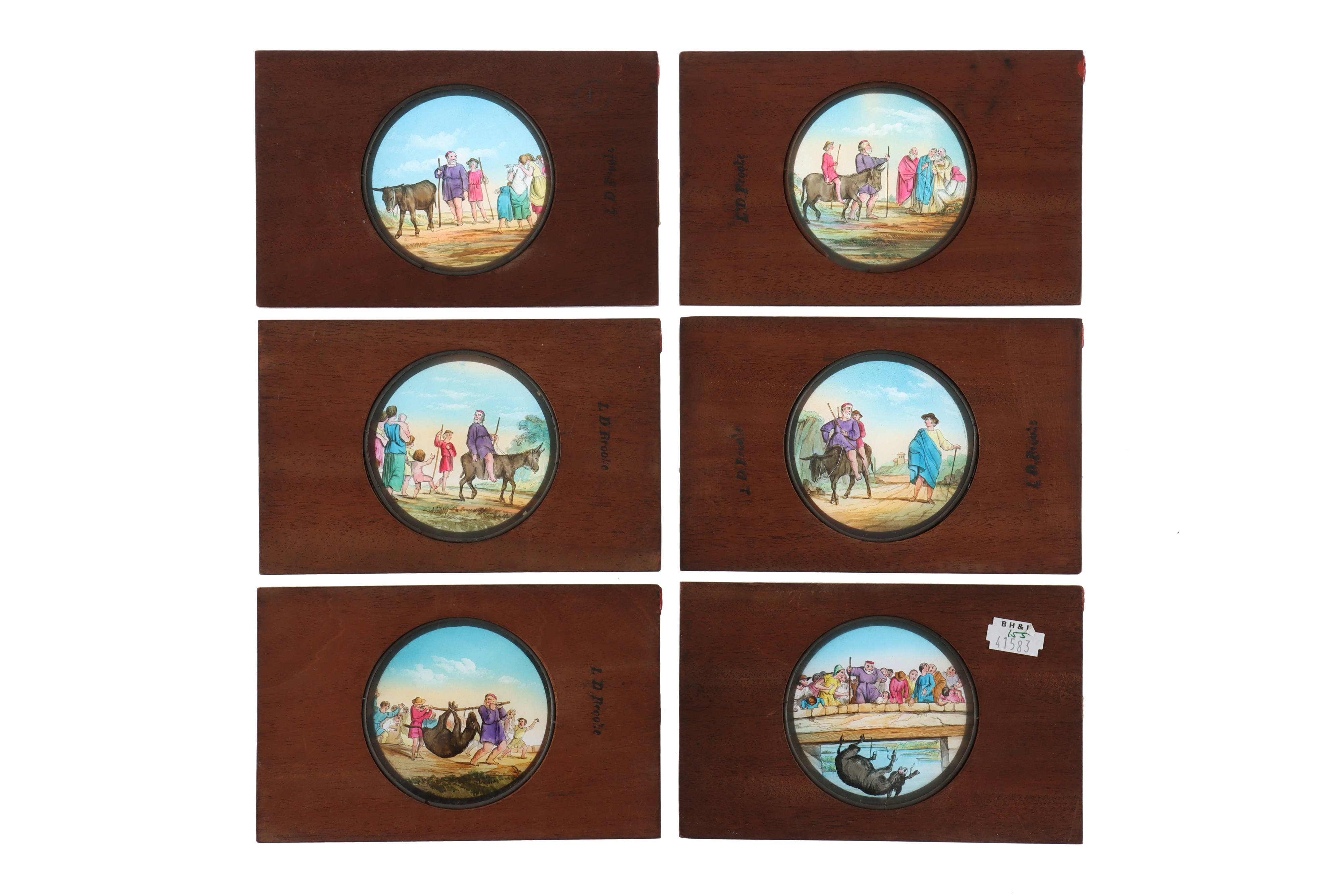 A Very Finely Painted Magic Lantern Slide Set, - Image 2 of 2