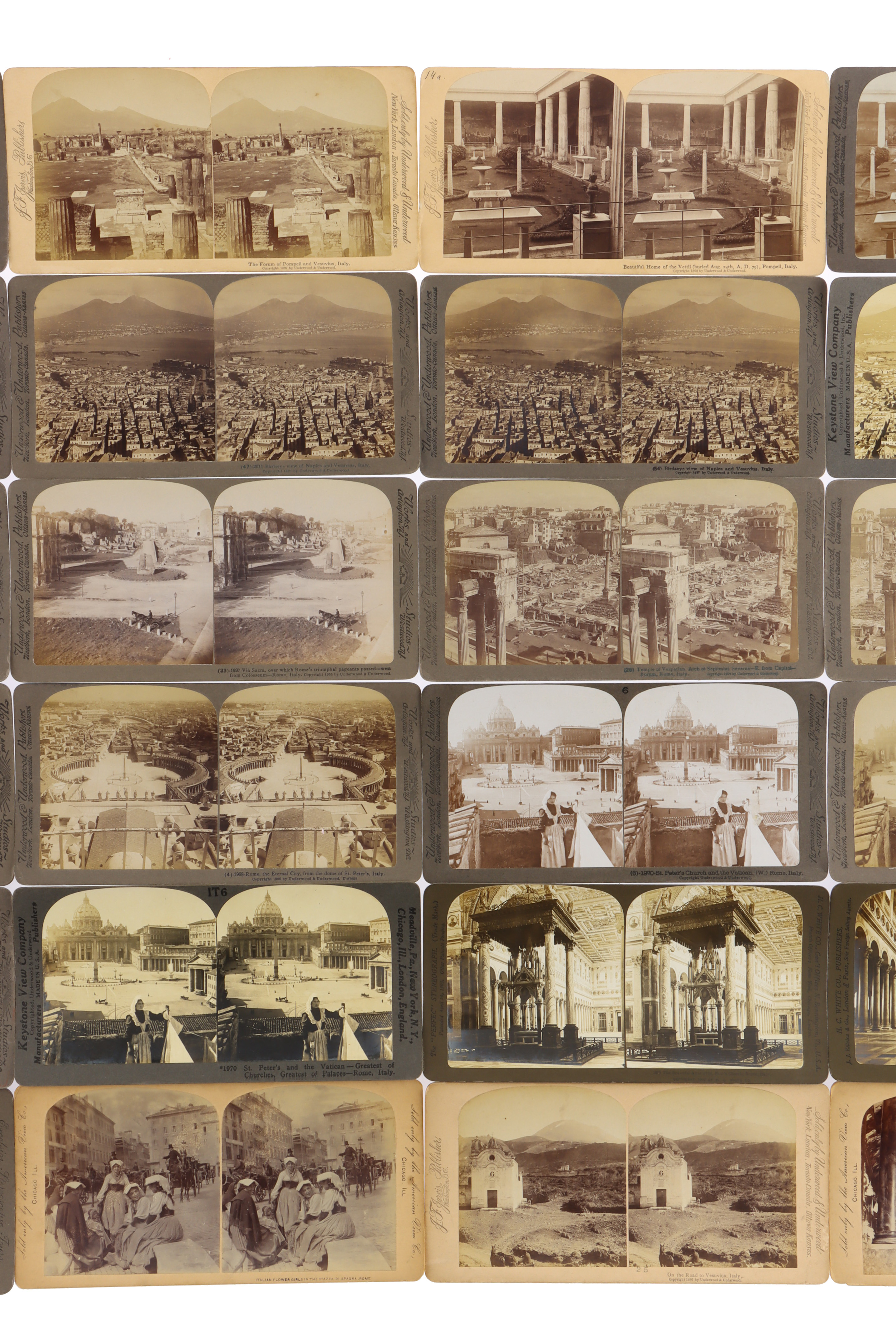 Stereoviews of Italy - Image 31 of 36